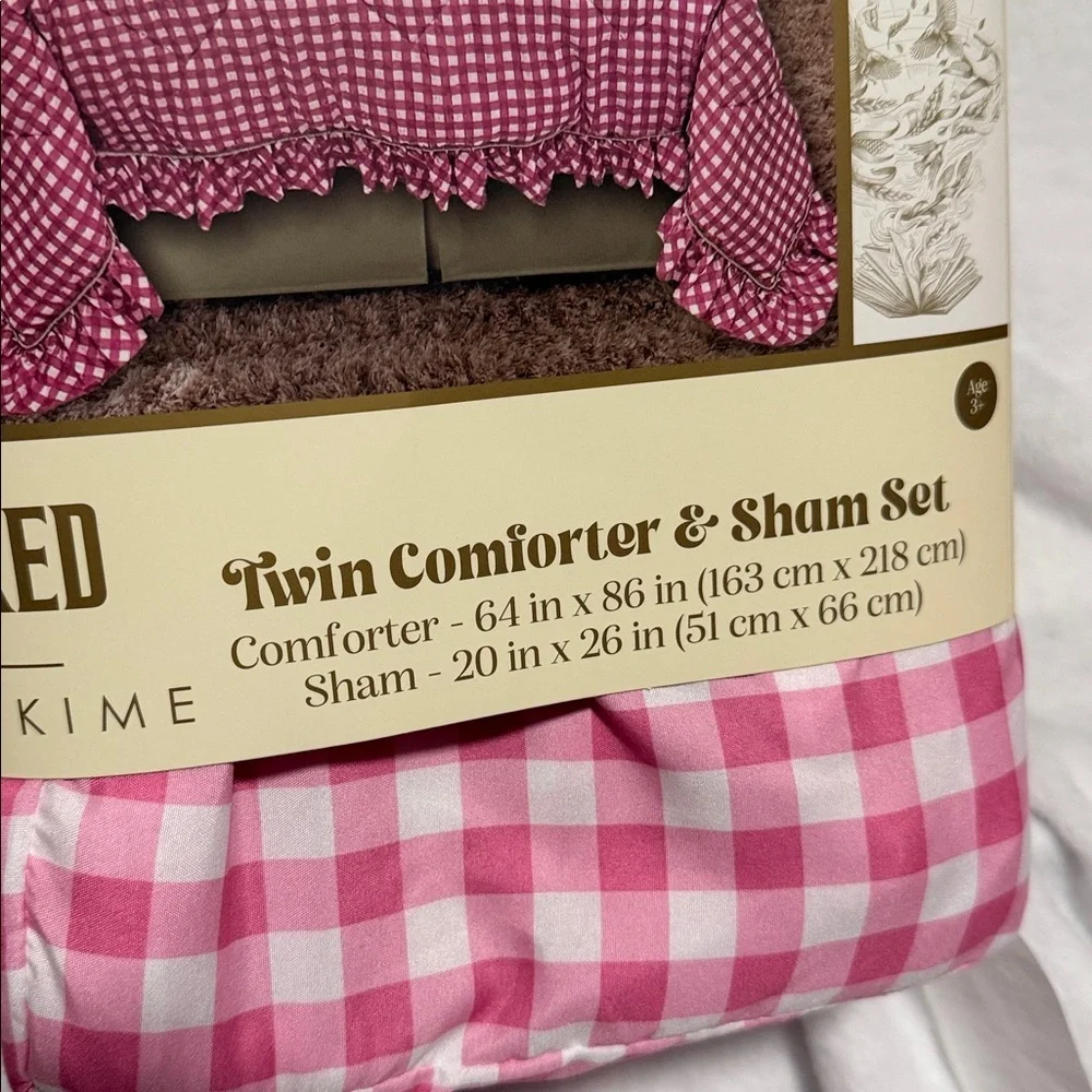 Wicked Pink Twin Comforter & Sham Set by Katie Kime